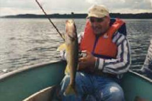 Michael Eskdale fishing