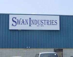 Swan Industries Sign